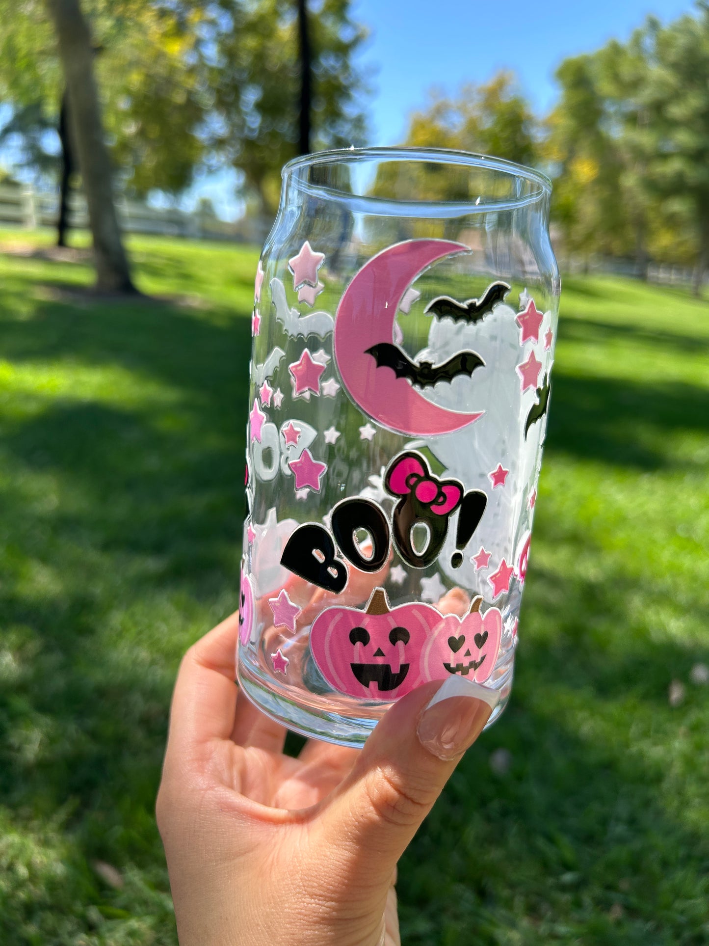 MUMMY KITTY GLASS CUP