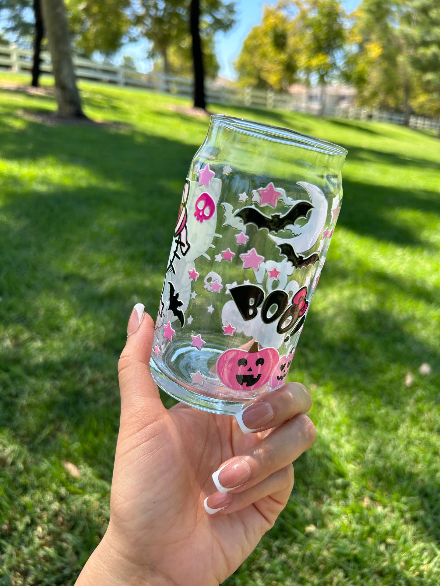 MUMMY KITTY GLASS CUP