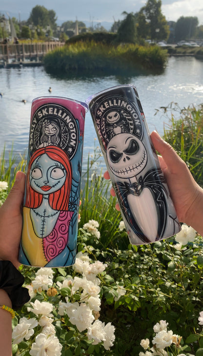 LOVERS SET JACK AND SALLY DUO TUMBLERS